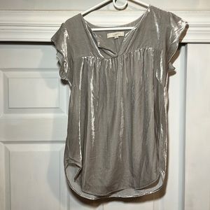 Loft Silver Top